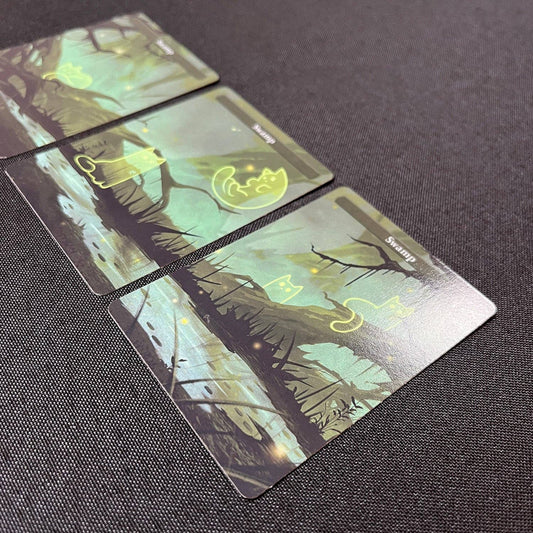 ManaCat Swamp - Land Proxy Set: ManaCat Swamp - One Set (3 cards)