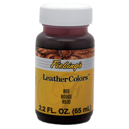 Fiebings Leather Dye 2 oz Bottle: Red / 2 oz.