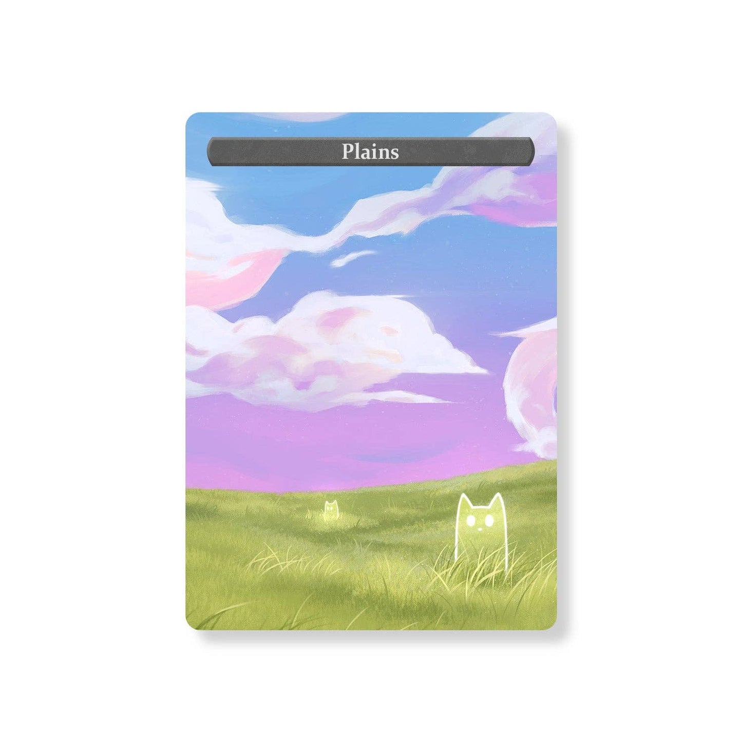 ManaCat Plains - Land Proxy Set: ManaCat Plains - One Set (3 cards)