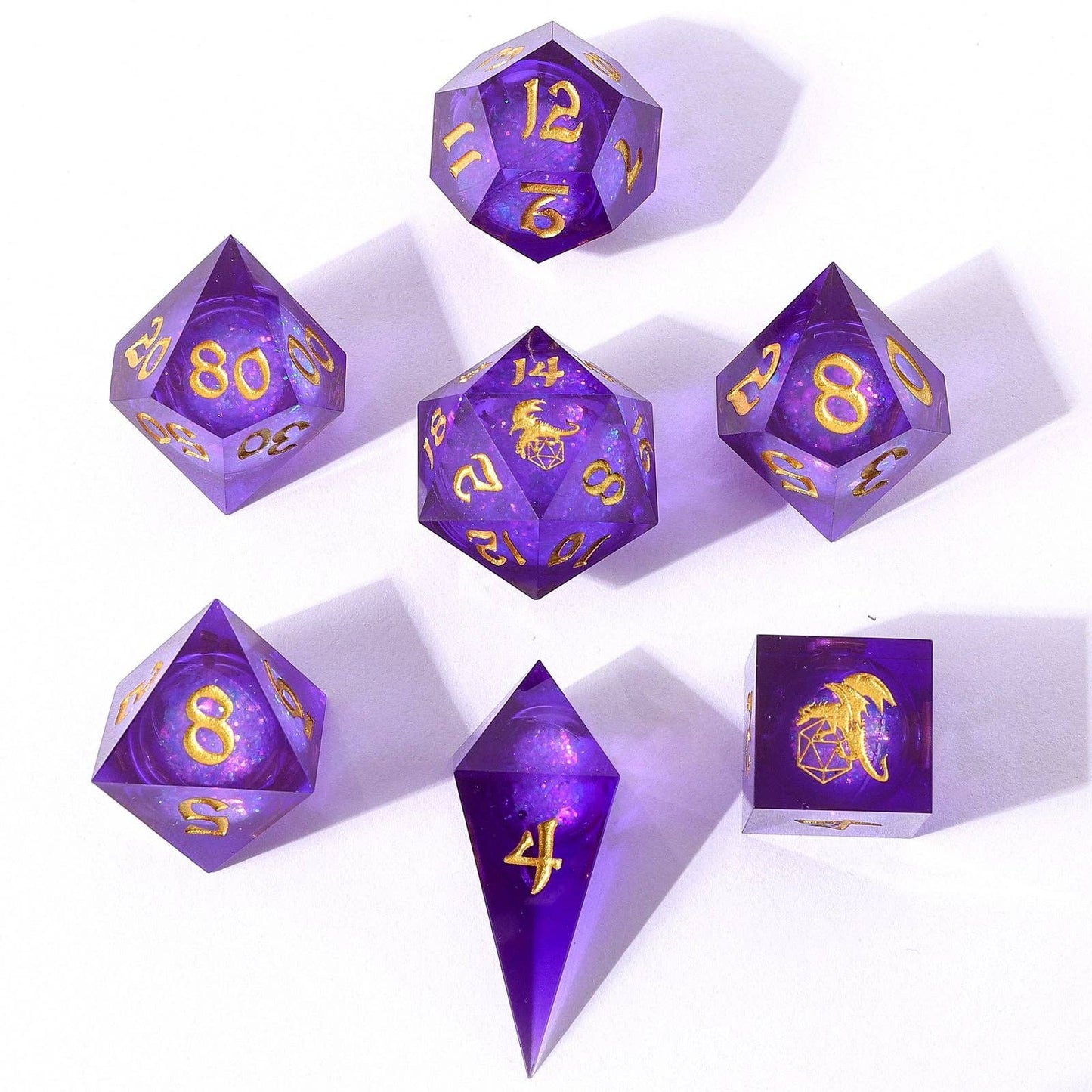 Captured Magic Sharp Edge Resin Liquid Core - Purple