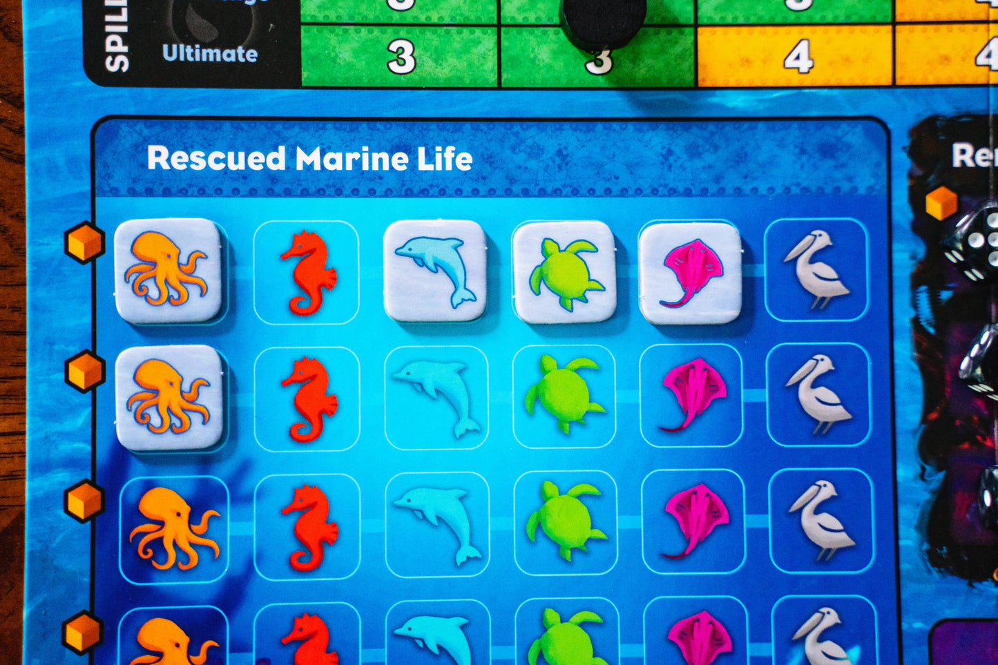 The SPILL: A Cooperative Strategy Game to Save the Sea Life