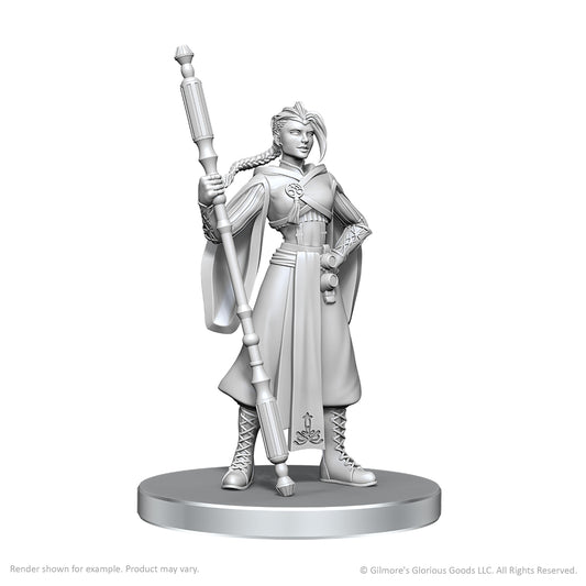 CRITICAL ROLL UNPAINTED MINIS BEAUREGARD LIONETT & CALEB WIDOGAST