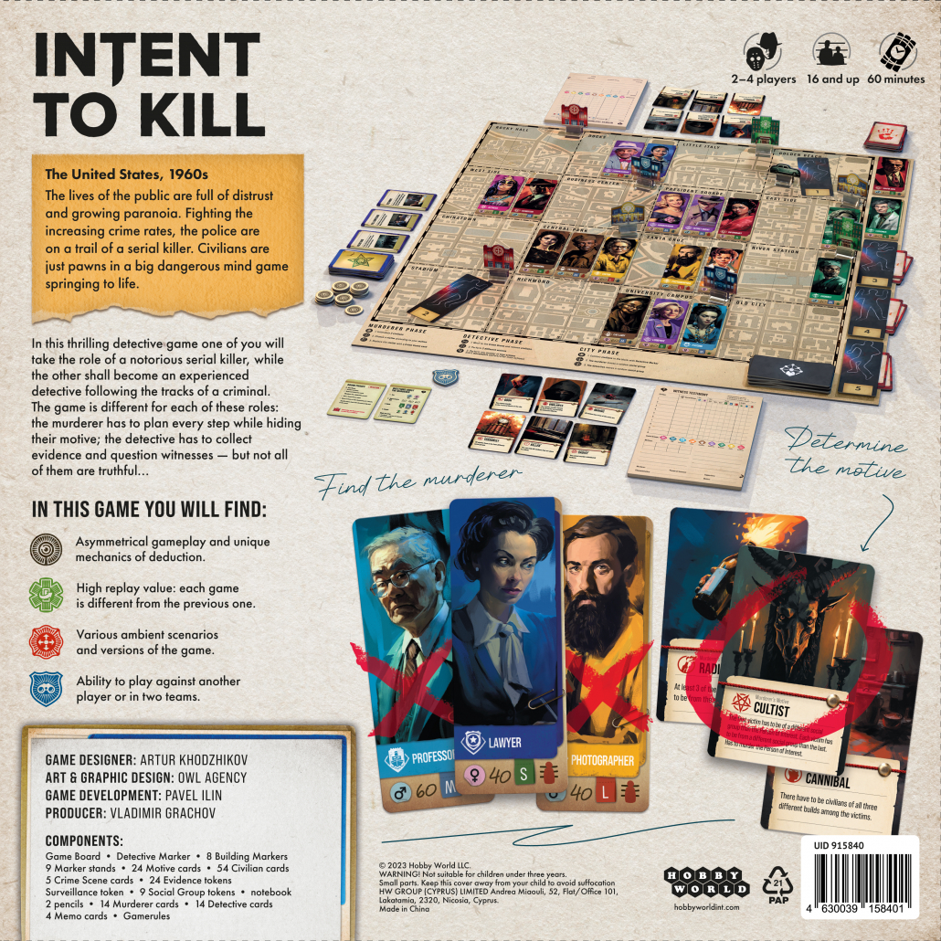 INTENT TO KILL